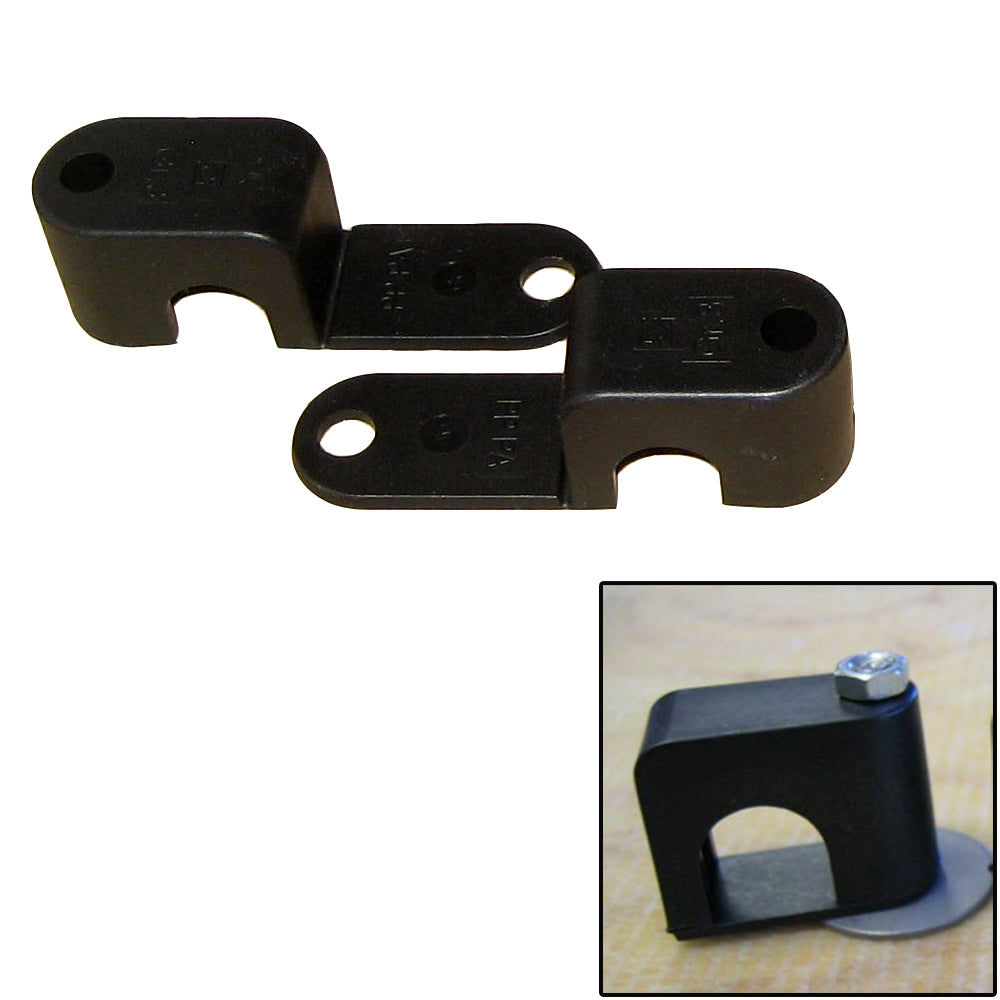 Weld Mount Single Poly Clamp for 1/4" x 20 Studs - 1/2" OD - Requires 1.5" Stud - Qty. 25 - 60500