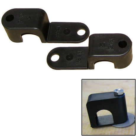 Weld Mount Single Poly Clamp for 1/4" x 20 Studs - 5/8" OD - Requires 1.5" Stud - Qty. 25 - 60625