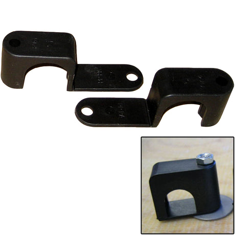 Weld Mount Single Poly Clamp for 1/4" x 20 Studs - 1" OD - Requires 1.75" Stud - Qty. 25 - 601000