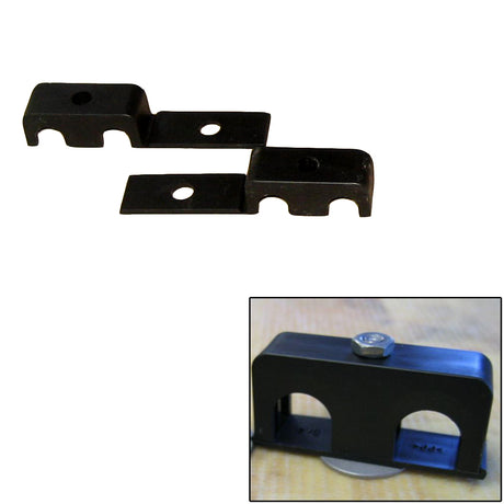 Weld Mount Double Poly Clamp for 1/4" x 20 Studs - 3/8" OD - Requires 1" Stud - Qty. 25 - 80375