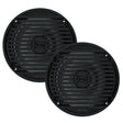 JENSEN MS6007BR 6.5" Coaxial Waterproof Speaker - Black - MS6007BR