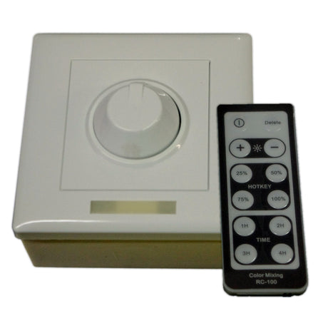 Lunasea Single Color Wall Mount Dimmer with Controller - LLB-45AU-08-00