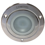 Lumitec Shadow - Flush Mount Down Light - Polished SS Finish - 3-Color Red/Blue Non Dimming w/White Dimming - 114118