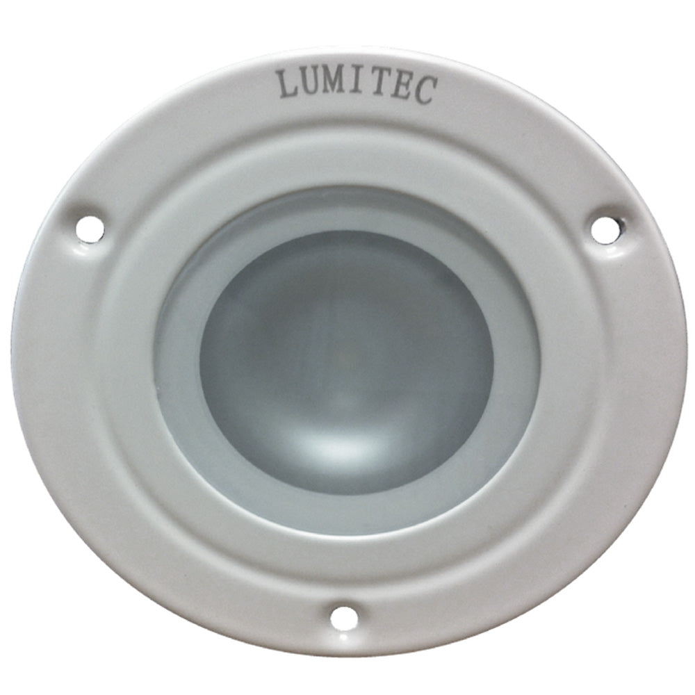 Lumitec Shadow - Flush Mount Down Light - White Finish - 3-Color Red/Blue Non-Dimming w/White Dimming - 114128