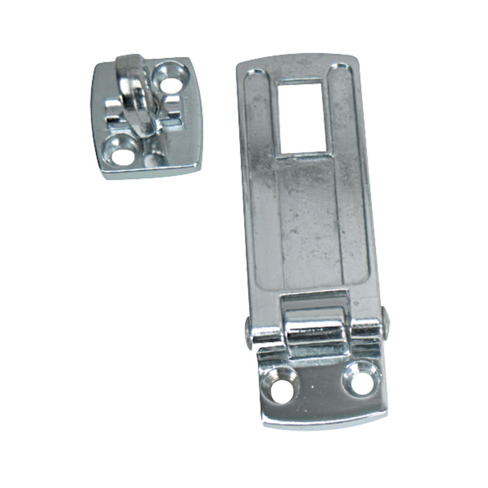 Whitecap Swivel Safety Hasp - CP/Zamac - 1-1/8" x 3" - S-1400C