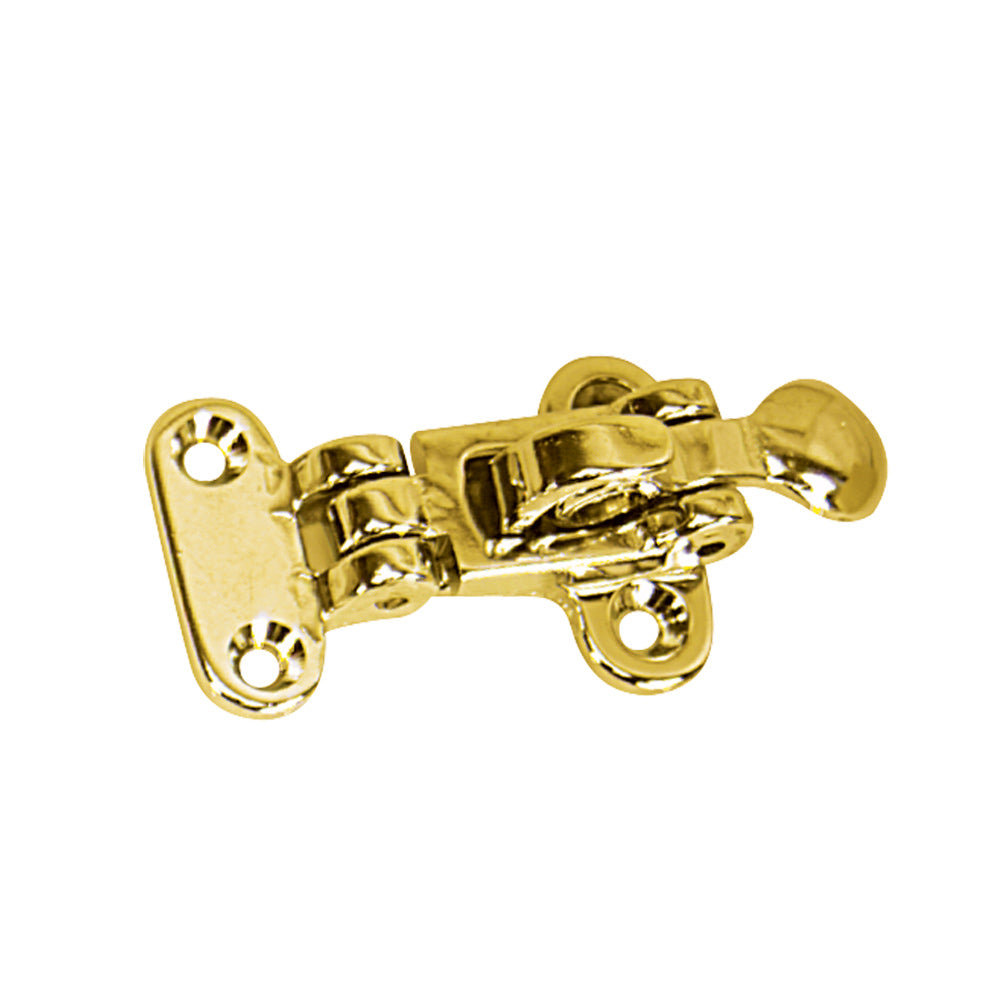Whitecap Anti-Rattle Hold Down - Polished Brass - S-054BC