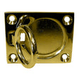 Whitecap Flush Pull Ring - Polished Brass - 2" x 2-1/2" - S-3362BC