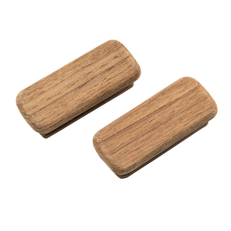 Whitecap Teak Rectangular Drawer Knob - 2-3/4"L - 2 Pack - 60131-A