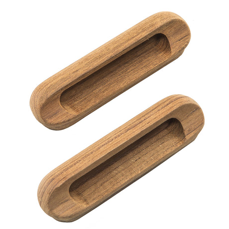 Whitecap Teak Oblong Drawer Pull - 4-1/16"L - 2 Pack - 60124-A