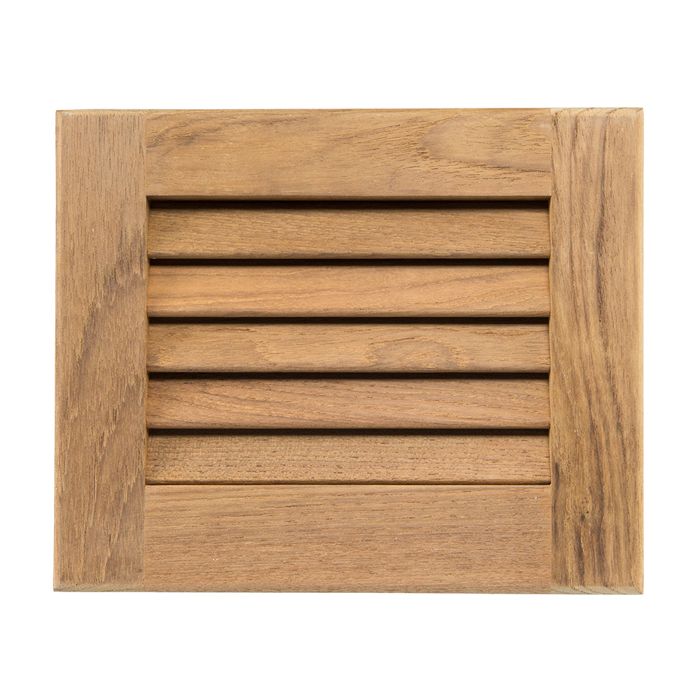 Whitecap Teak Louvered Insert - 7-1/2" x 9-1/8" x 3/4" - 60712