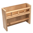 Whitecap Teak Paper Towel Holder with Spice Rack - 62446