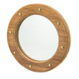 Whitecap Teak Porthole Mirror - 62540
