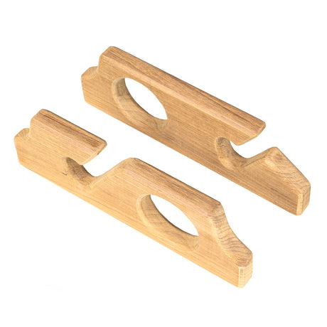 Whitecap Teak Two-Rod Storage Rack - Pair - 60610