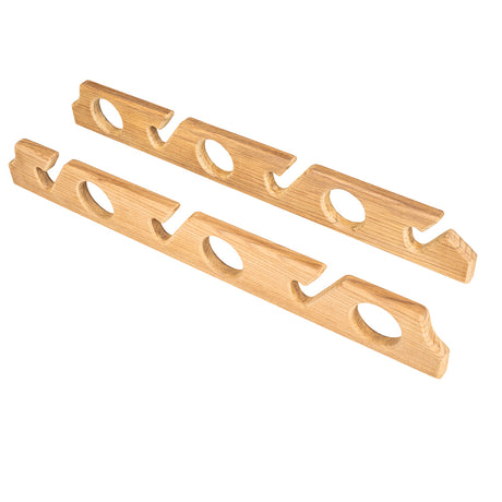 Whitecap Teak Six-Rod Storage Rack - Pair - 60614