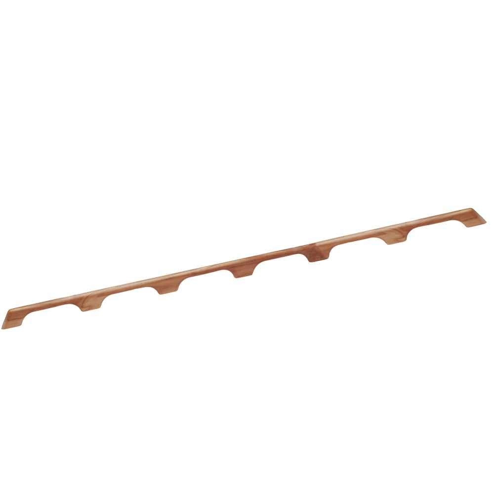 Whitecap Teak Handrail - 6 Loops - 63"L - 60110