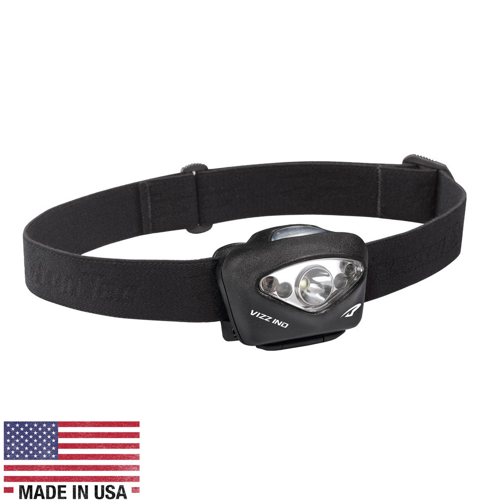 Princeton Tec VIZZ Industrial 165 Lumen LED Headlamp - Black - VIZZ-IND