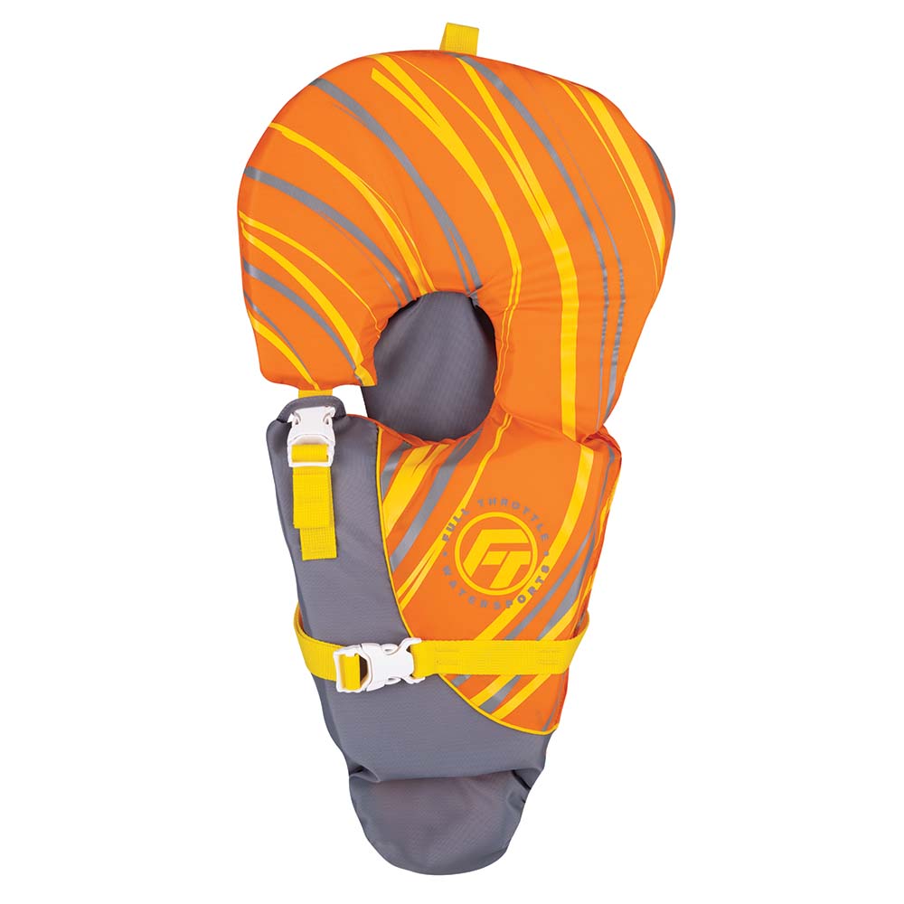 Full Throttle Baby-Safe Vest - Infant to 30lbs - Orange/Grey - 104000-200-000-14