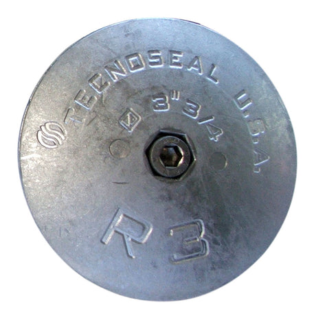 Tecnoseal R3 Rudder Anode - Zinc - 3-3/4" Diameter - R3