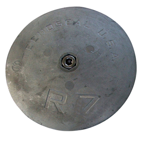 Tecnoseal R7 Rudder Anode - Zinc - 6-1/2" Diameter - R7
