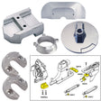 Tecnoseal Anode Kit w/Hardware - Mercury Alpha 1 Gen 2 - Zinc - 20801