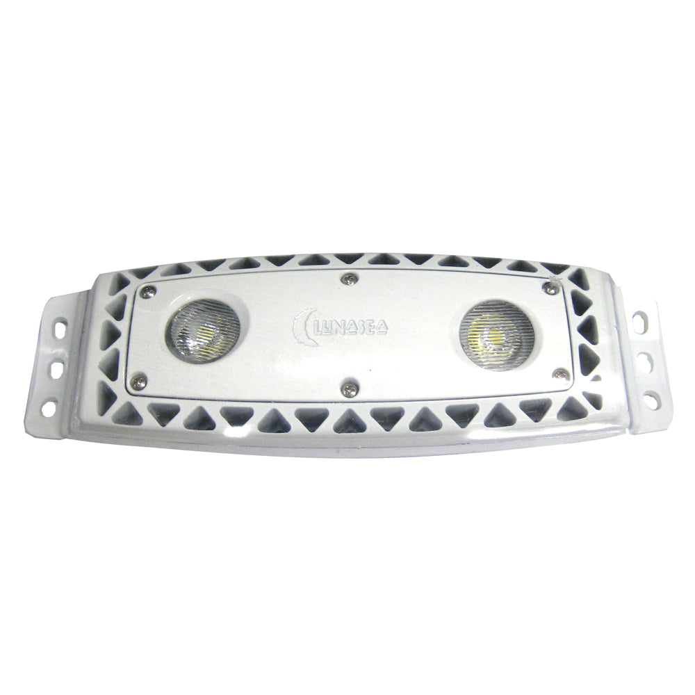 Lunasea High Intensity Outdoor Dimmable LED Spreader Light - White - 1,100 Lumens - LLB-472W-21-10
