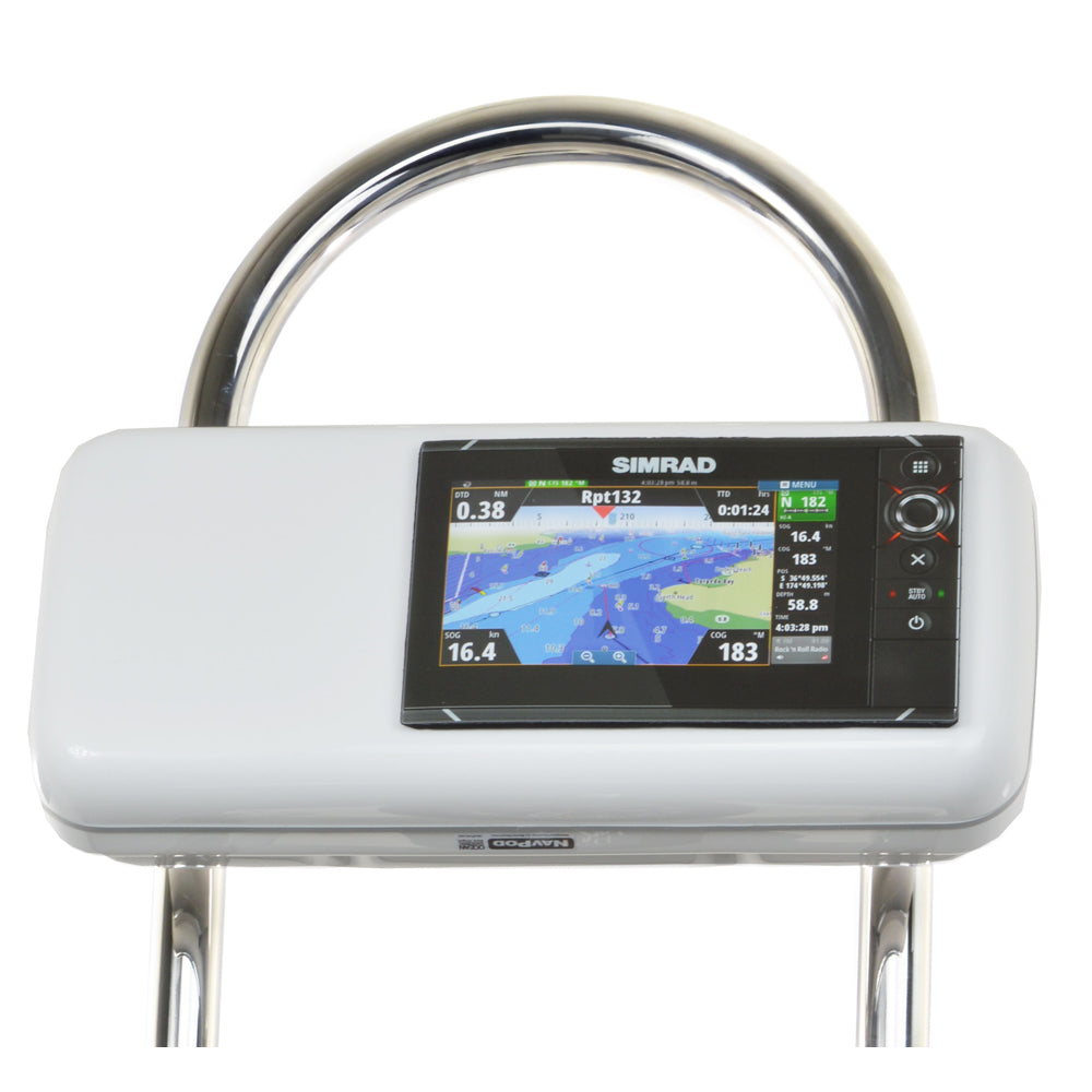 NavPod GP2506 SystemPod Pre-Cut for Simrad NSS7 evo2 or B&G Zeus7 w/Space On The Left for 12" Wide Guard - GP2506