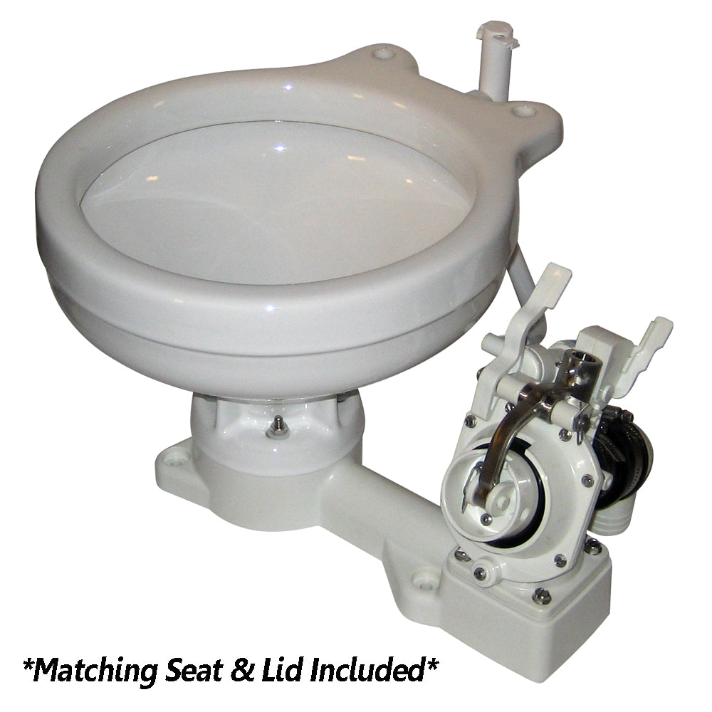 Raritan Fresh Head - Fresh Water Flush - Manual - Household Size - Right Hand Operation - 25H00
