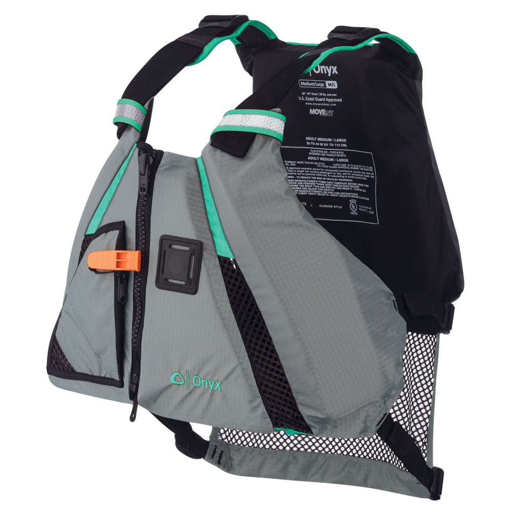 Onyx MoveVent Dynamic Paddle Sports Life Vest - XS/SM - Aqua - 122200-505-020-15