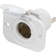 Blue Sea 12V Dash Socket - White - 1011200