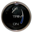 Faria Chesapeake Black 2" Trim Gauge (Mercury / Mariner / Mercruiser / Volvo DP / Yamaha '01 and newer) - 13707