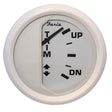 Faria Dress White 2" Trim Gauge (J/E/Suzuki Outboard) - 13123