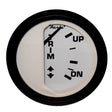 Faria Euro White 2" Trim Gauge f/ Mercury / Mariner /Mercruiser/Volvo DP/ Yamaha '01 and Newer - 12916