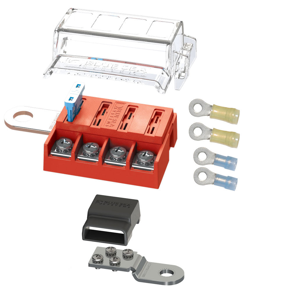 Blue Sea 5024 ST-Blade Battery Terminal Mount Fuse Block Kit - 5024