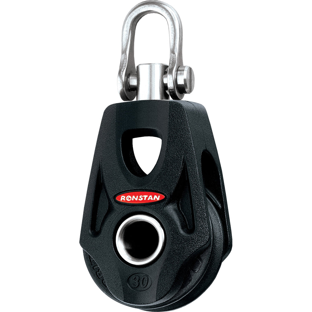 Ronstan Series 30 Ball Bearing Orbit Block  - Single - Becket - Swivel Shackle Head - RF35100