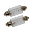 Perko Double Ended Festoon Bulbs - 12V, 15W, .97A - Pair - 0070DP1CLR