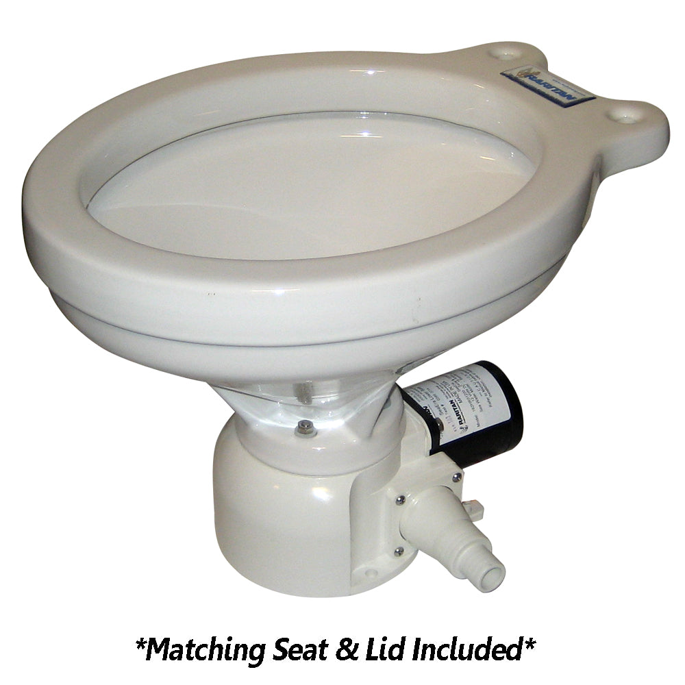 Raritan Sea Era Household Size Toilet - Remote/Pump - Straight & 90 degree Discharge - Smart Switch - White - 162HR012