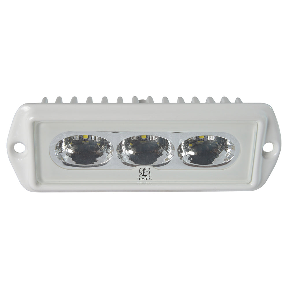 Lumitec CapriLT - LED Flood Light - White Finish - White Non-Dimming - 101288