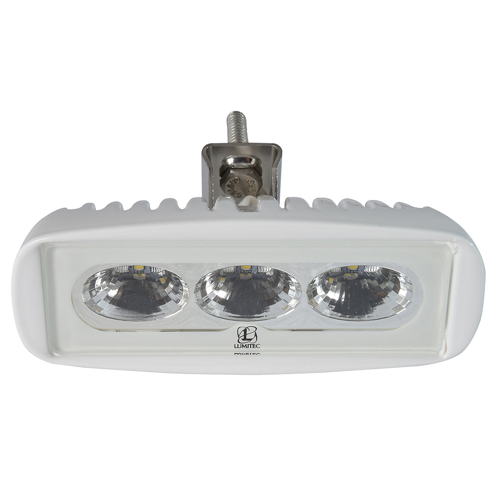 Lumitec CapreraLT - LED Flood Light - White Finish - White Non-Dimming - 101292