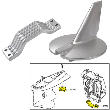 Tecnoseal Anode Kit - Yamaha 200-250 HP - Magnesium - 21104MG