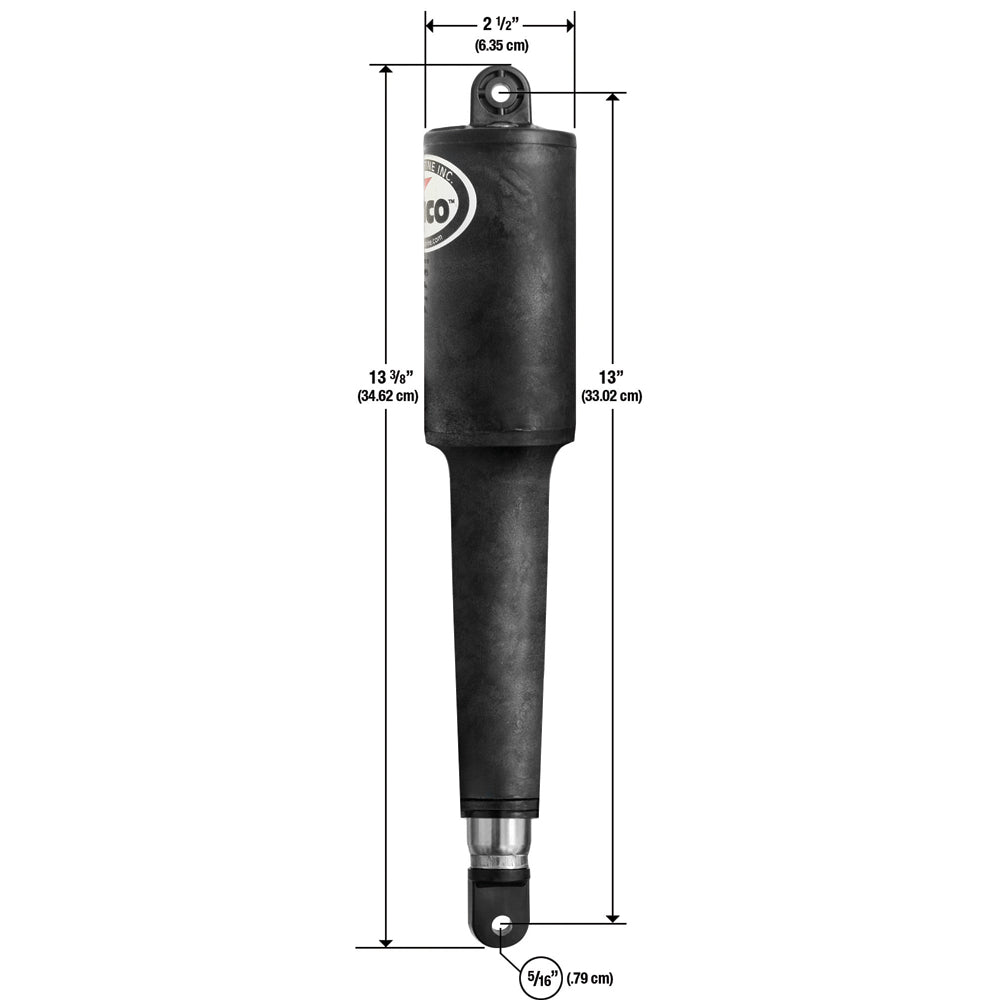 Lenco 102 Series Standard Actuator - 24V - 4-1/4" Stroke - 15066-001