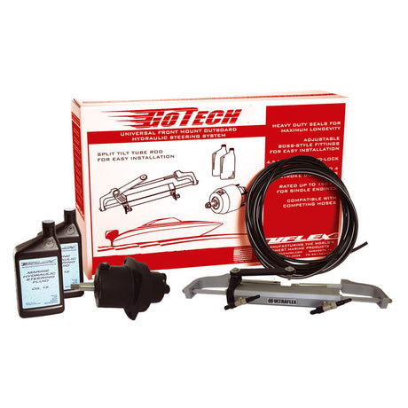 UFlex GoTech&#153; 1.0 Universal Front Mount Outboard Hydraulic Steering System - GOTECH 1.0