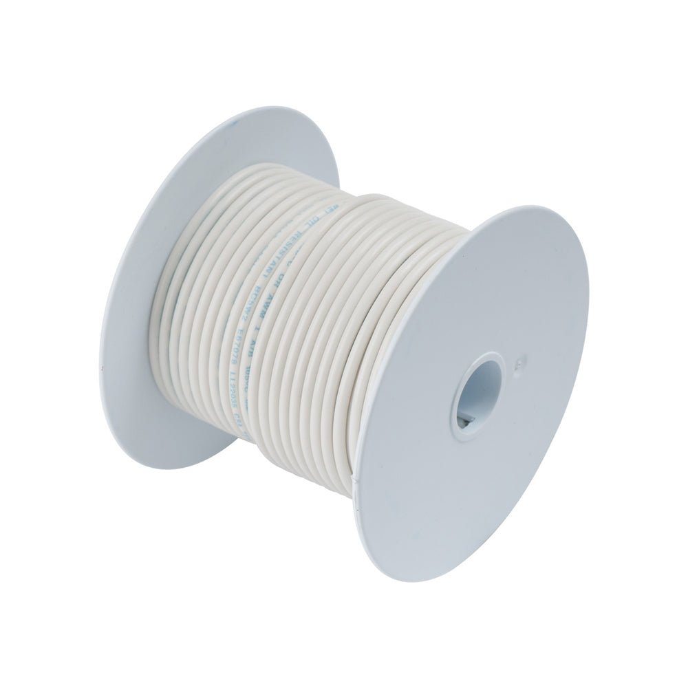 Ancor White 12 AWG Tinner Copper Wire - 100' -  106910