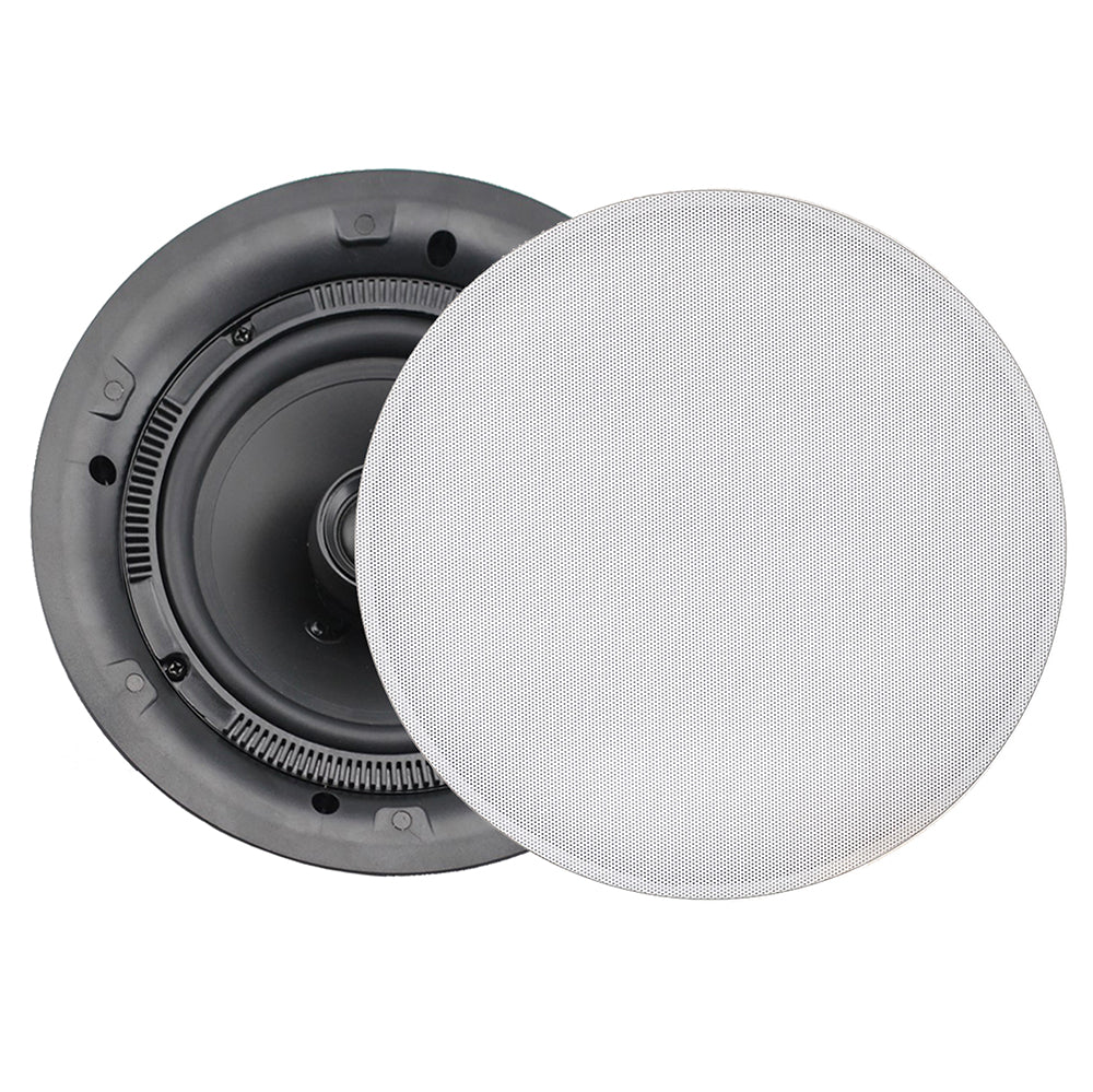 Fusion MS-CL602 Flush Mount Interior Ceiling Speakers (Pair) White - MS-CL602