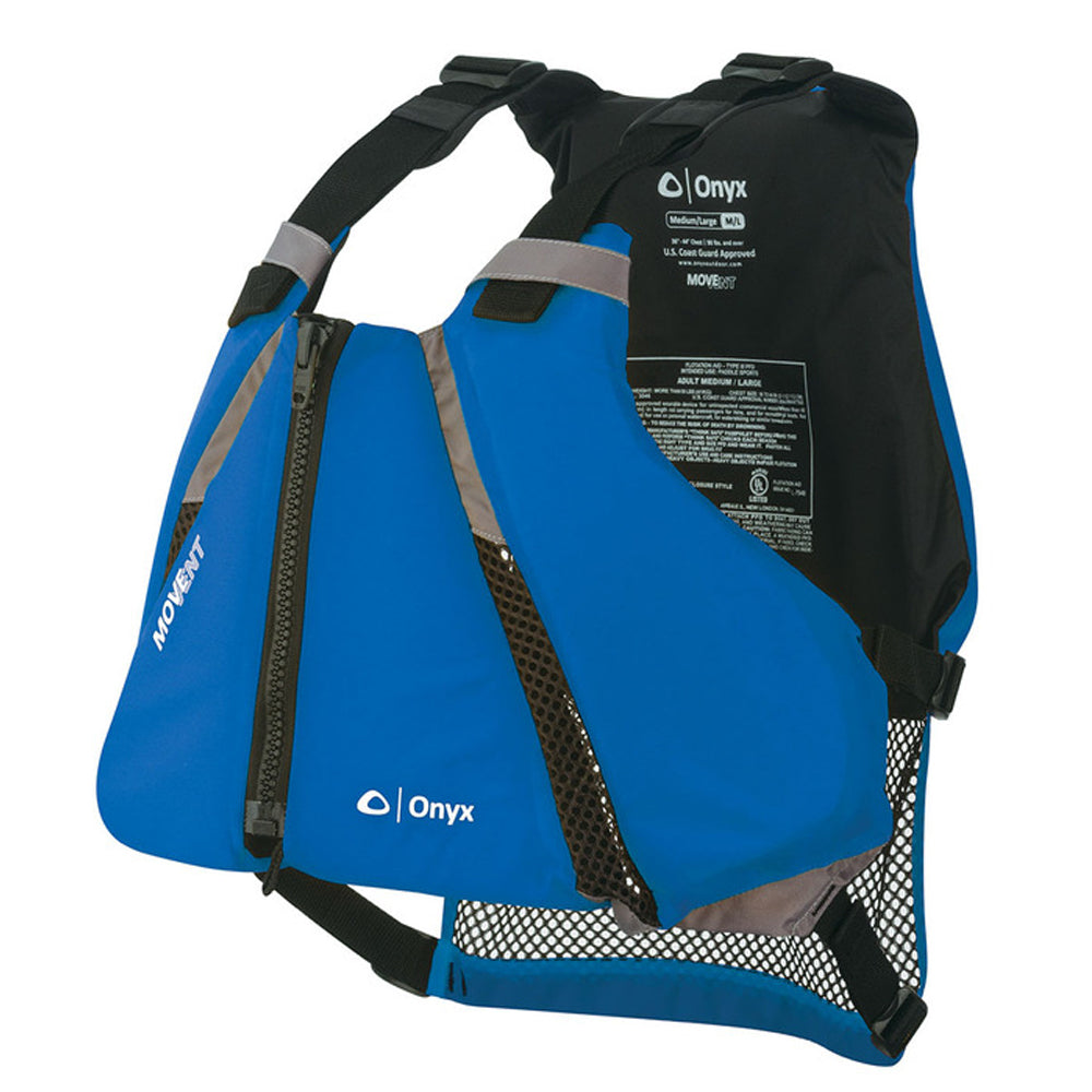 Onyx MoveVent Curve Paddle Sports Life Vest - XS/S - Blue - 122000-500-020-16