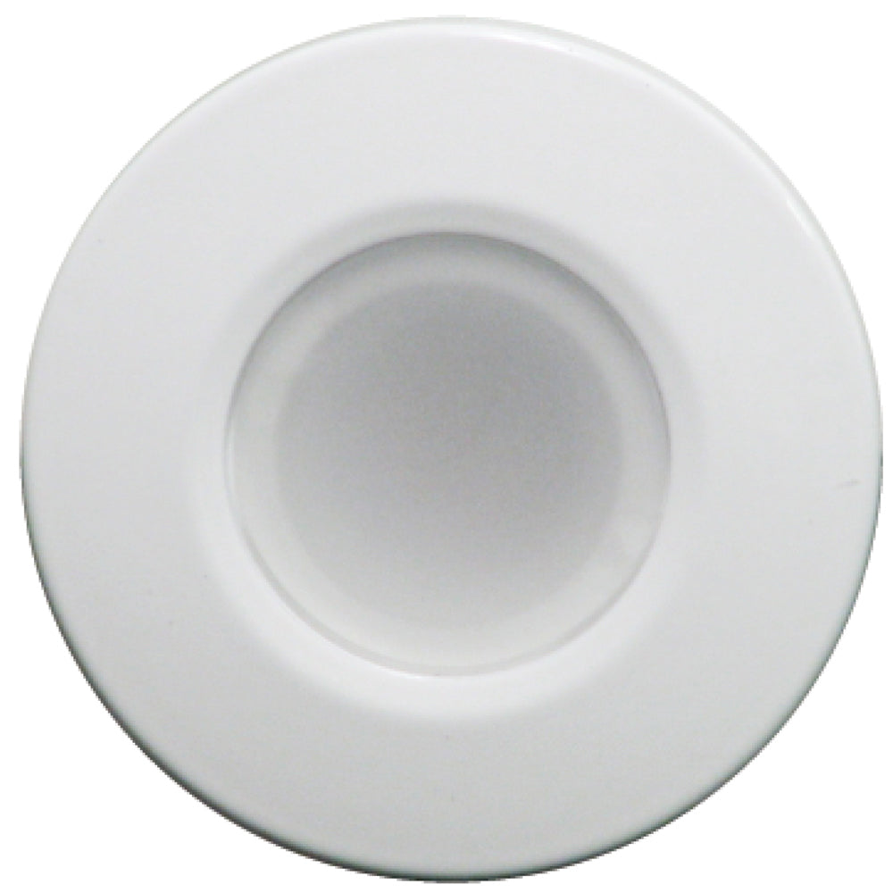 Lumitec Orbit Flush Mount Down Light Spectrum RGBW - White Housing - 112527