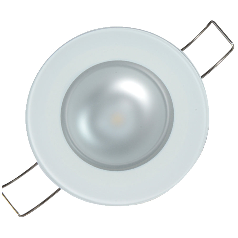 Lumitec Mirage Flush Mount Down Light Spectrum RGBW - Glass Bezel - 113197