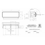 Lumitec Maxillume h60 - Trunnion Mount Flood Light - White Dimming - White Housing - 101334