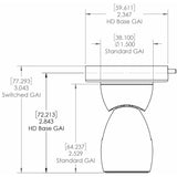 Lumitec GAI2 Spectrum Heavy-Duty Base - White Housing - 111831