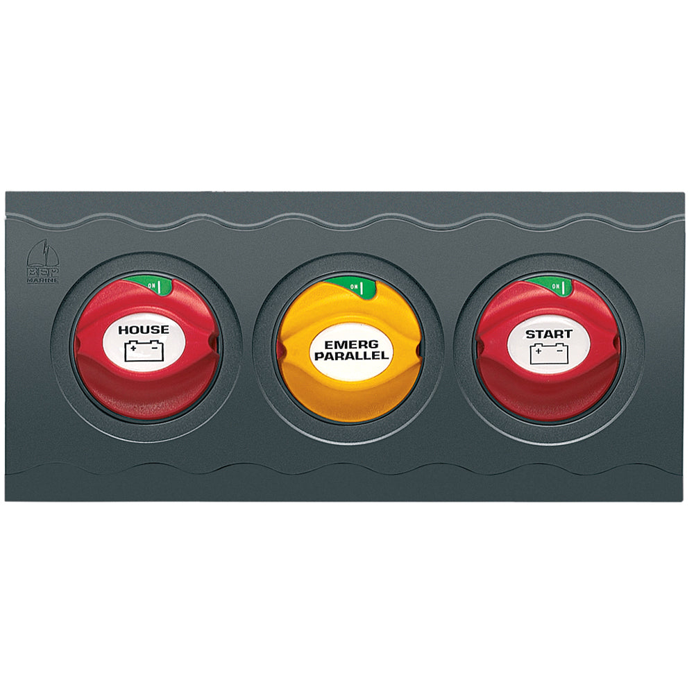 BEP Contour Connect 3 Battery Switch Panel w/3 Disconnects - CC-810