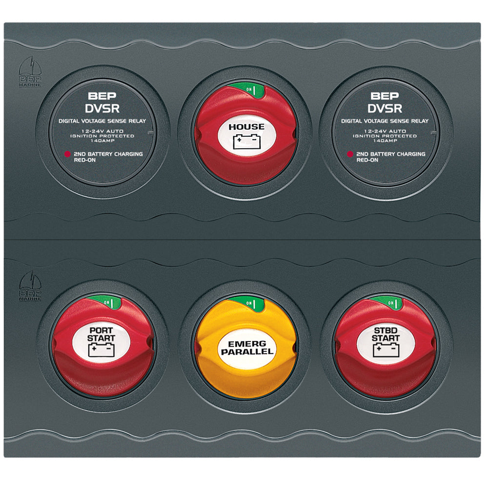 BEP Battery Management Contour Connect Panel f/Twin Engines w/VSR's - CC-803N